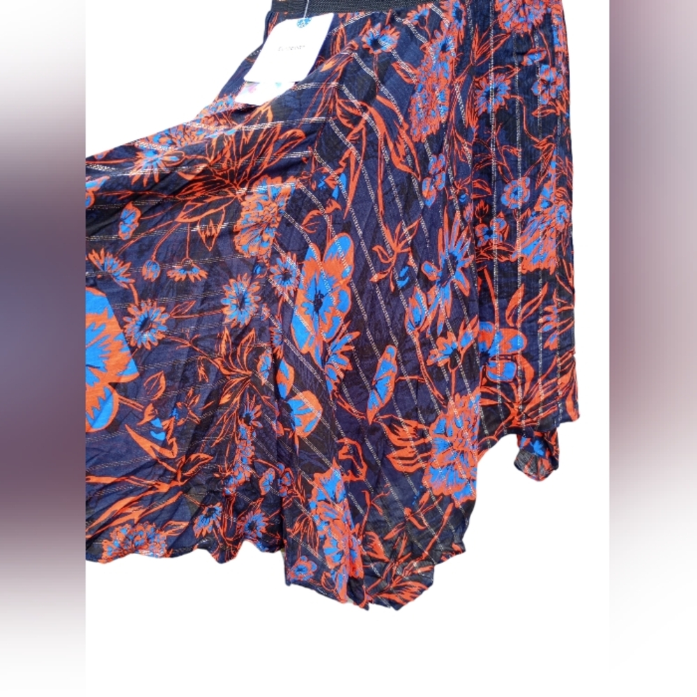 NWT Desigual Women's Falda Itaca Skirt Multi Color Handkerchief Style Size Small - Picture 3 of 15